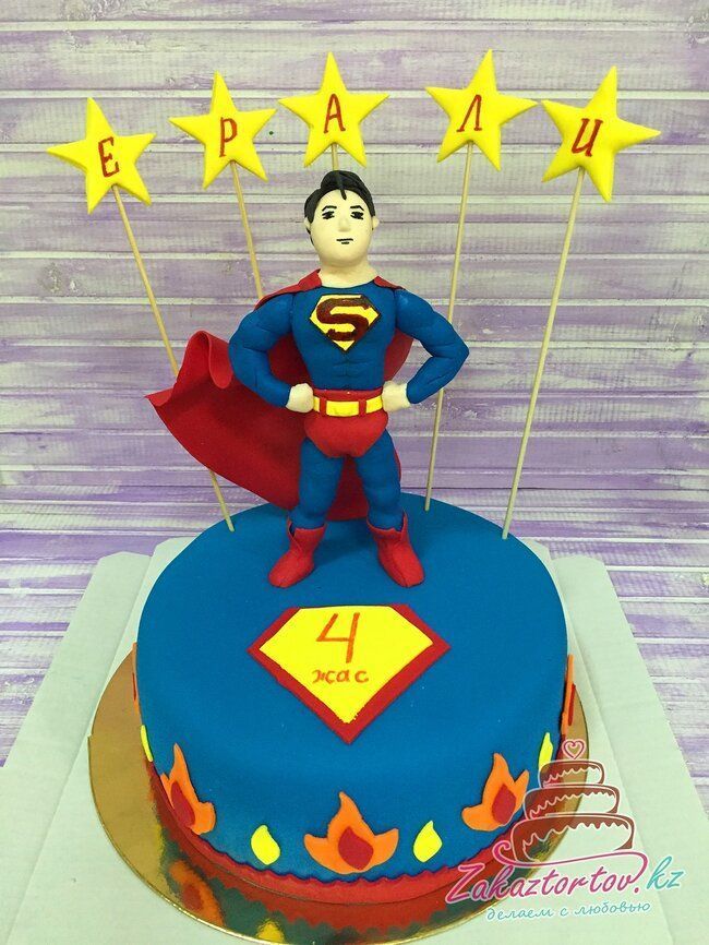 Торт "Супермен"
