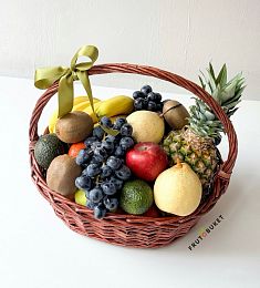 Фруктовая Корзина "Бодрость Утра" с тропическими фруктами