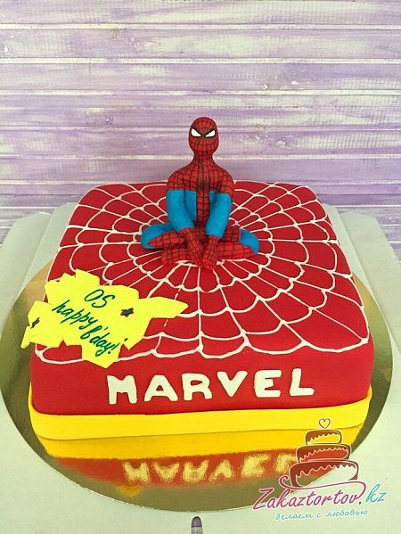 Торт  "Человек-паук Марвел" 1