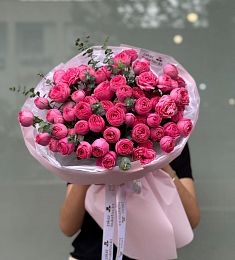 Букет "Жизель"  из пионовидных спрей роз